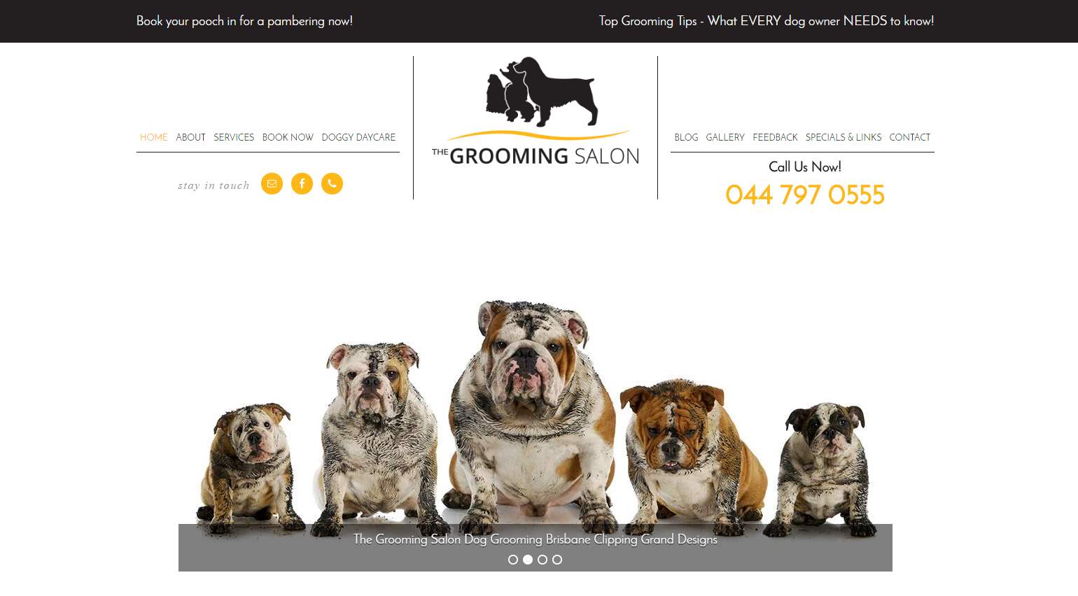 The Grooming Salon New Website by Sistas in Success