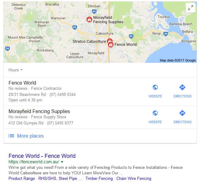 Killin It For Local Businesses With SEO - Fence Supplies Caboolture